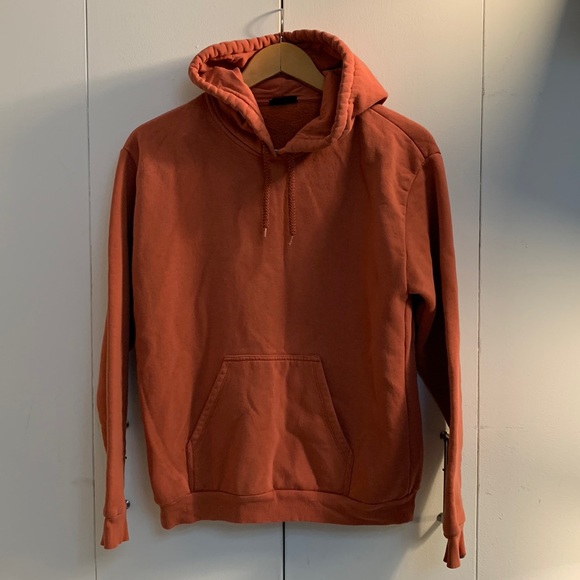 TopShop Size 6 Pink Front Pouch Hoodie - Picture 1 of 5